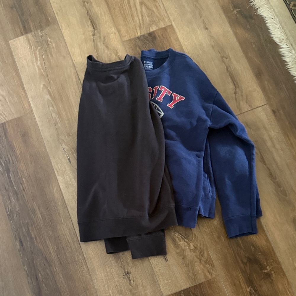 Navy and Black Sweatshirts